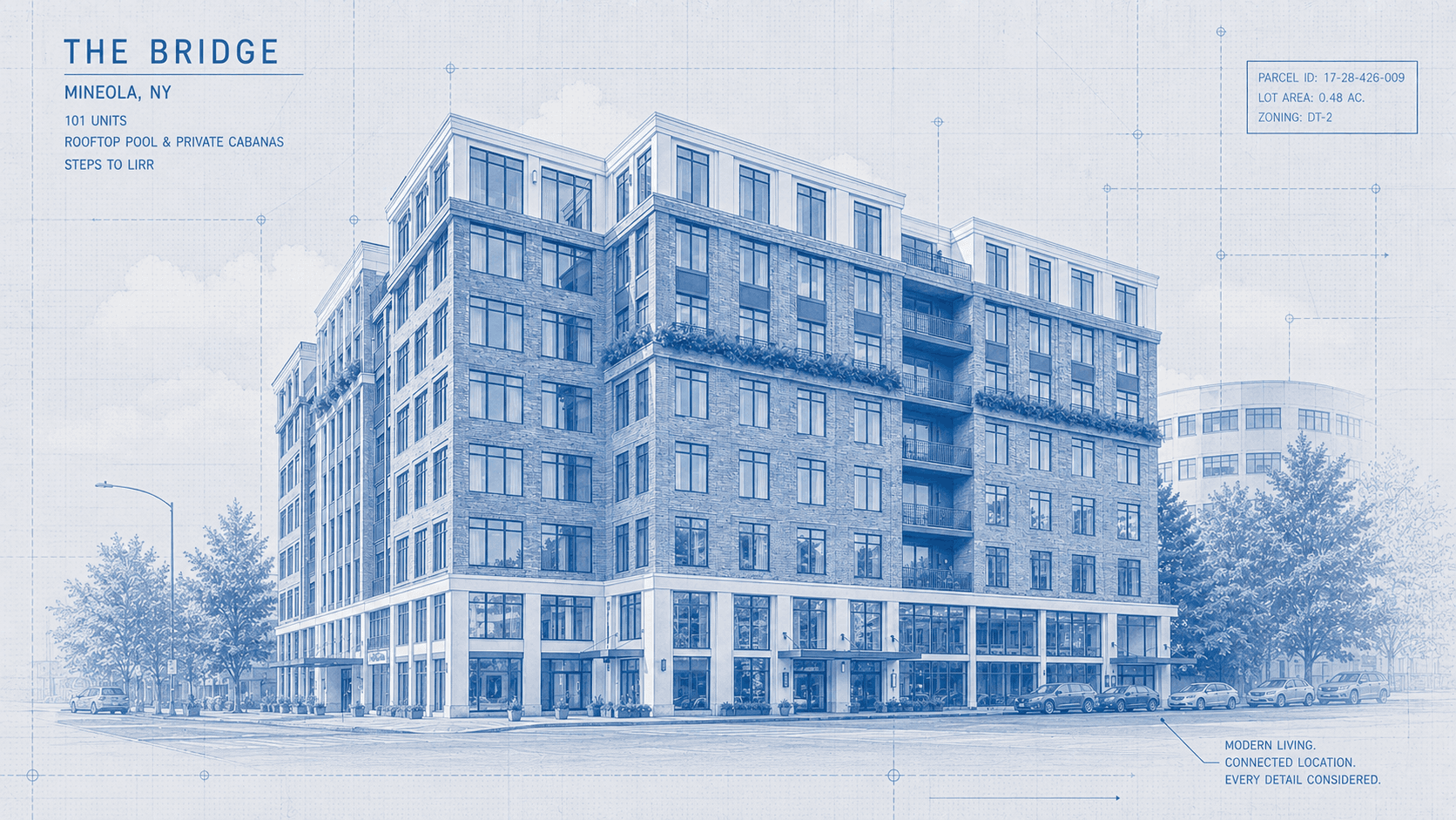 The Bridge at Mineola — blueprint